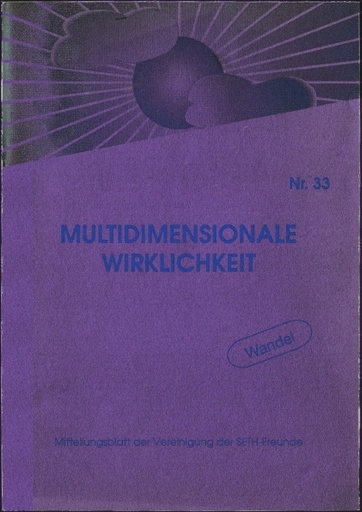 Multidimensionale Wirklichkeit Nr33 Juni 1994