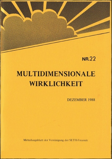 Multidimensionale Wirklichkeit Nr22 Dezember 1988