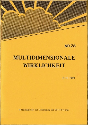 Multidimensionale Wirklichkeit Nr26 Juni 1989