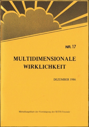 Multidimensionale Wirklichkeit Nr17 Dezember 1986