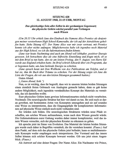 Die Frühen Sitzungen Band 9 - Leseprobe