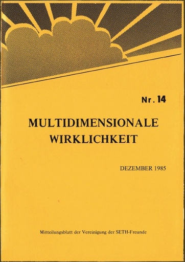 Multidimensionale Wirklichkeit Nr14 Dezember 1985